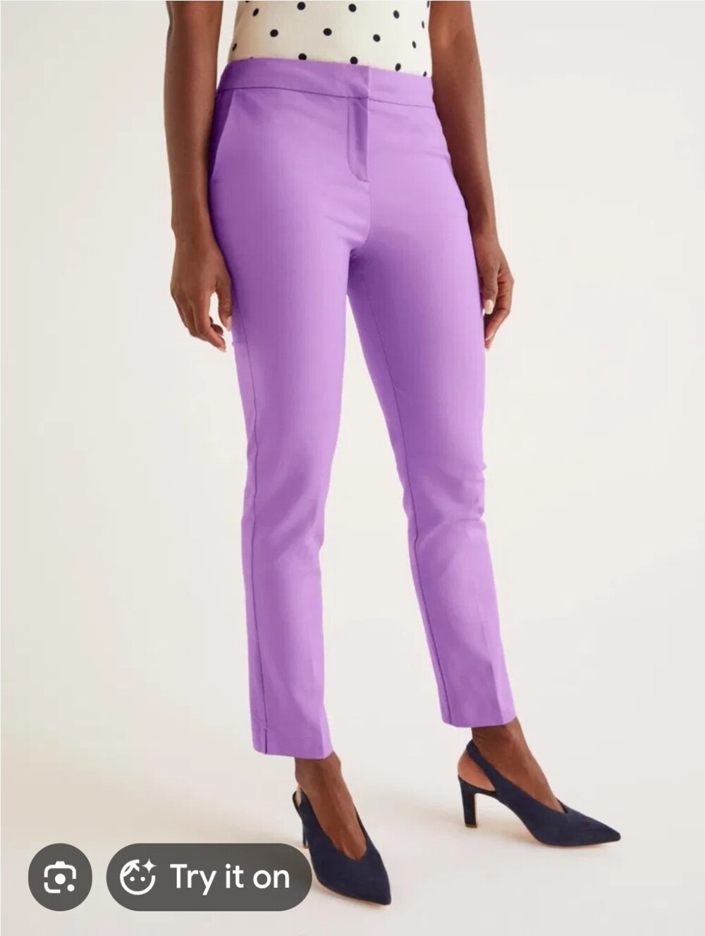 Boden Lilac Slim Ankle Pants - Size 14R